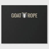 Goat Rope Decoration Goat Gift Geschenkpapier (Flach)