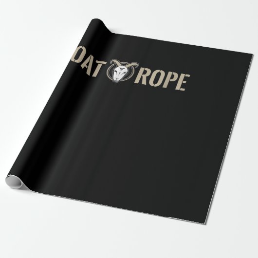 Goat Rope Decoration Goat Gift Geschenkpapier (Ungerollt)