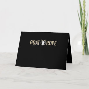 Goat Rope Decoration Goat Gift Karte