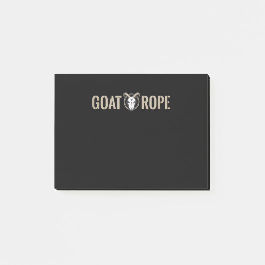 Goat Rope Decoration Goat Gift Post-it Klebezettel (Vorderseite)