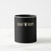 Goat Rope Decoration Goat Gift Tasse (Zentrum)