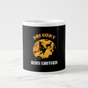 Goat Shotgun Beängstigend Halloween Jumbo-Tasse