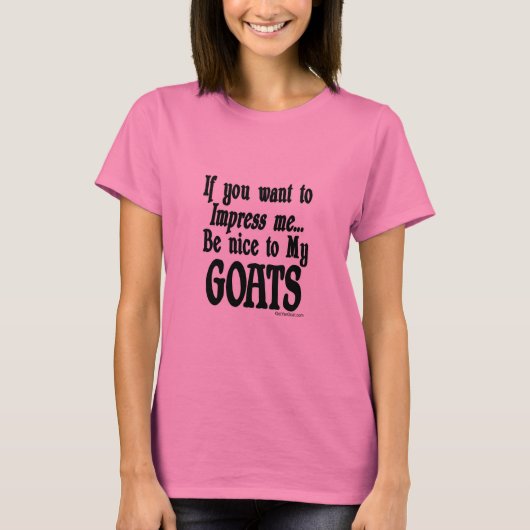 Goat Sprichwort Langärmeliges Shirt für Ladys by B (Vorderseite)