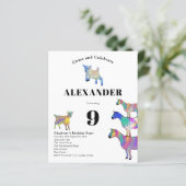 Goat Themed Fun Geburtstagsparty (Stehend Vorderseite)