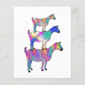 Goat Themed Fun Geburtstagsparty (Rückseite)