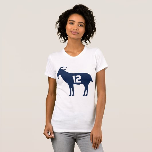 Goat Tom Brady T-Shirt (Vorne ganz)