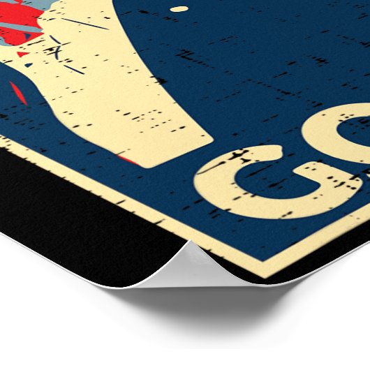 Goat Trump Poster 2024 (Ecke)