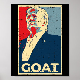 Goat Trump Poster 2024