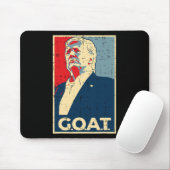 Goat Trump Poster 2024 Mousepad (Mit Mouse)