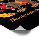 Goat Usa Thankful For Being The Goat Funny Thanksg Poster (Ecke)