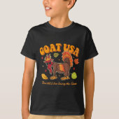 Goat Usa Thankful For Being The Goat Funny Thanksg T-Shirt (Vorderseite)