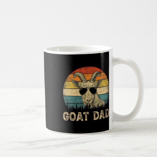 Goat Vater Goat Lovers Daddy Vatertag Kaffeetasse (Rechts)