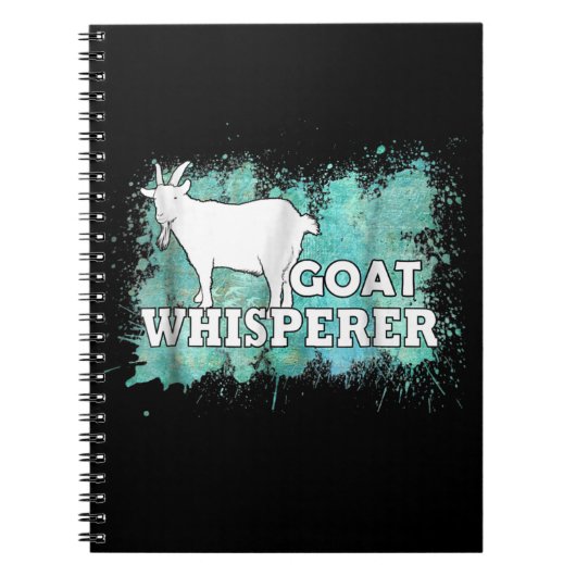 Goat Whisperer Goats Farmer Notizblock (Vorderseite)