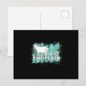 Goat Whisperer Goats Farmer Postkarte (Vorne/Hinten)