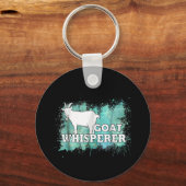 Goat Whisperer Goats Farmer Schlüsselanhänger (Vorderseite)
