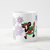 Goat winter  Jumbo-Tasse (Vorderseite)