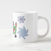 Goat winter Jumbo-Tasse (Rechts)