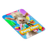 Goat with Party Blowers Magnet (Rechte Seite)