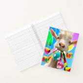 Goat with Party Blowers Notizblock (Innenseite)