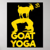 Goat Yoga Namaste Om Ying Yang Balance Yoga New Ma Poster (Vorne)