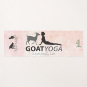 Goat Yoga Überraschend Zen ADD IHREN TEXT Yogamatte (Vorderseite (Horizontal))