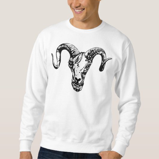 Goat Ziege Doomsaw Sludge Sweatshirt (Vorderseite)
