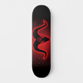 Goatamenties Goatskull Silhouette Skateboard (Vorderseite)