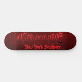 Goatamentise New York Deathcore Skateboard (Horizontal)