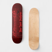 Goatamentise New York Deathcore Skateboard (Vorderseite)