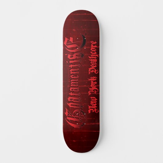 Goatamentise New York Deathcore Skateboard (Vorderseite)