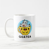 Goatea Funny Goat Tea Pun Kaffeetasse (Links)