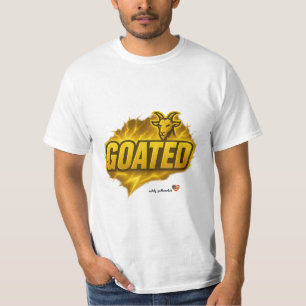 GOATED Power Grafik T-Shirt   Fette Blitze-Motivat