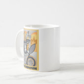 Goaterdammerung: Dämmerung der Ziegen Kaffeetasse (Vorderseite Links)