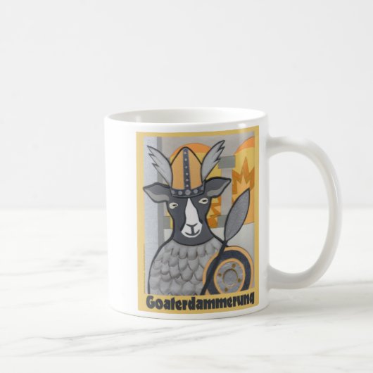 Goaterdammerung: Dämmerung der Ziegen Kaffeetasse (Rechts)