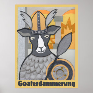Goaterdammerung: Das Licht der Ziegen Poster