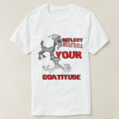 Goatitude Funny Attitude Sprichwort T-Shirt (Design vorne)