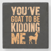 Goatlife Steinuntersetzer (Vorderseite)