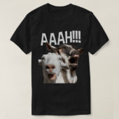 Goats AAAH!!! Funny Crazy Goat Lover Pri T-Shirt (Design vorne)