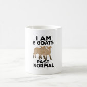 Goats - I Am 2 Goats Past Normal Kaffeetasse (Mittel)