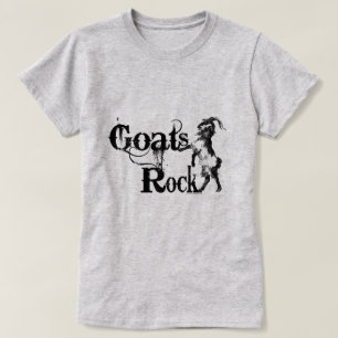GOATS ROCK von TotallyGoatally™ T-Shirt