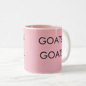 GOATS ROCK | von TotallyGoatally™ Zweifarbige Tasse (VorderseiteRechts)