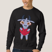 Goats valentines day sweatshirt (Vorderseite)
