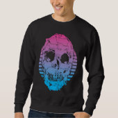 goats Vaporwave Aesthetic Sweatshirt (Vorderseite)