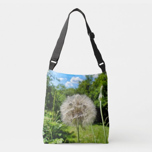 Goatsbeard-Wildblume auf der ganzen Tasche (Vorderseite)