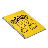 Gob Gab Hersteller von traditionellen thailändisch Notizblock (Rechte Seite)