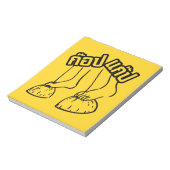 Gob Gab Hersteller von traditionellen thailändisch Notizblock (Rotiert)