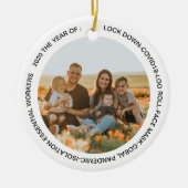 GOBAL LOCKDOWN 2020 FACE MASK ADD FOTO KERAMIK ORNAMENT (Vorne)