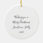 GOBAL LOCKDOWN 2020 FACE MASK ADD FOTO KERAMIK ORNAMENT (Hinten)