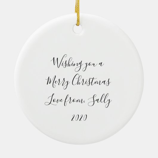 GOBAL LOCKDOWN 2020 FACE MASK KERAMIK ORNAMENT (Hinten)