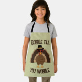 Gobble, bis du coolen Truthahn-Erntedank wackelst Schürze (Insitu)